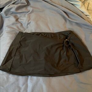 Bathing / swim skirt, plastic circle accent